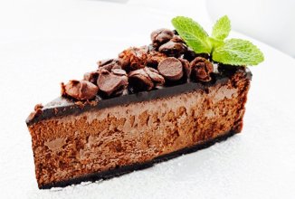 Шоколадный фитнес-чизкейк