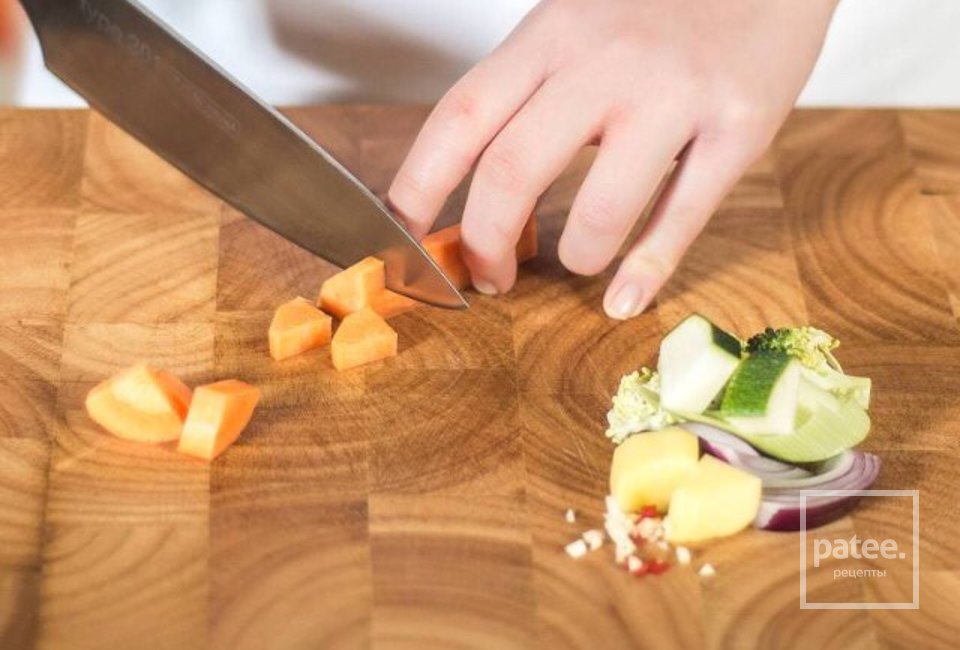 Классический суп Минестроне. - Шаг 1