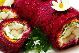 Рулет "Селедка под шубой"