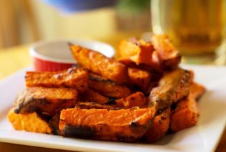 Запечённый сладкий картофель