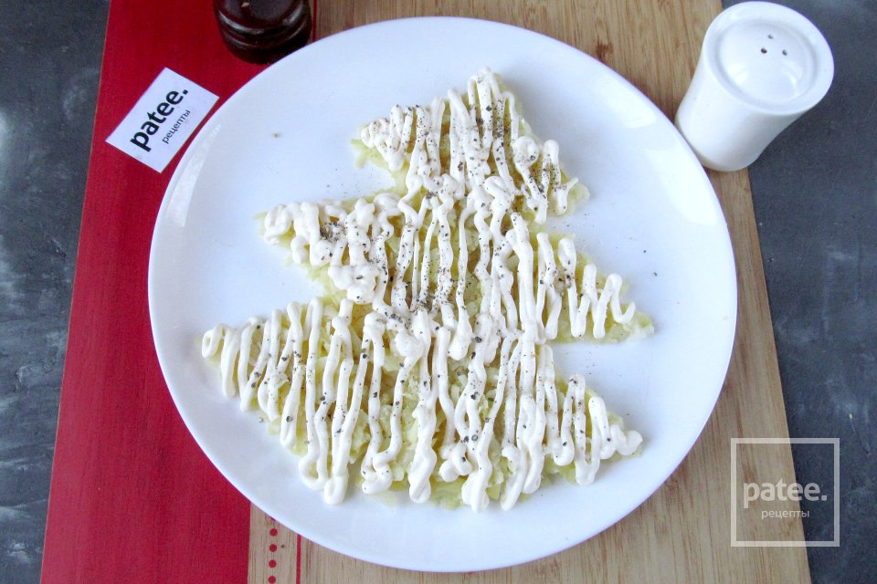 Салат на Новый год "Ёлочка" - Шаг 5