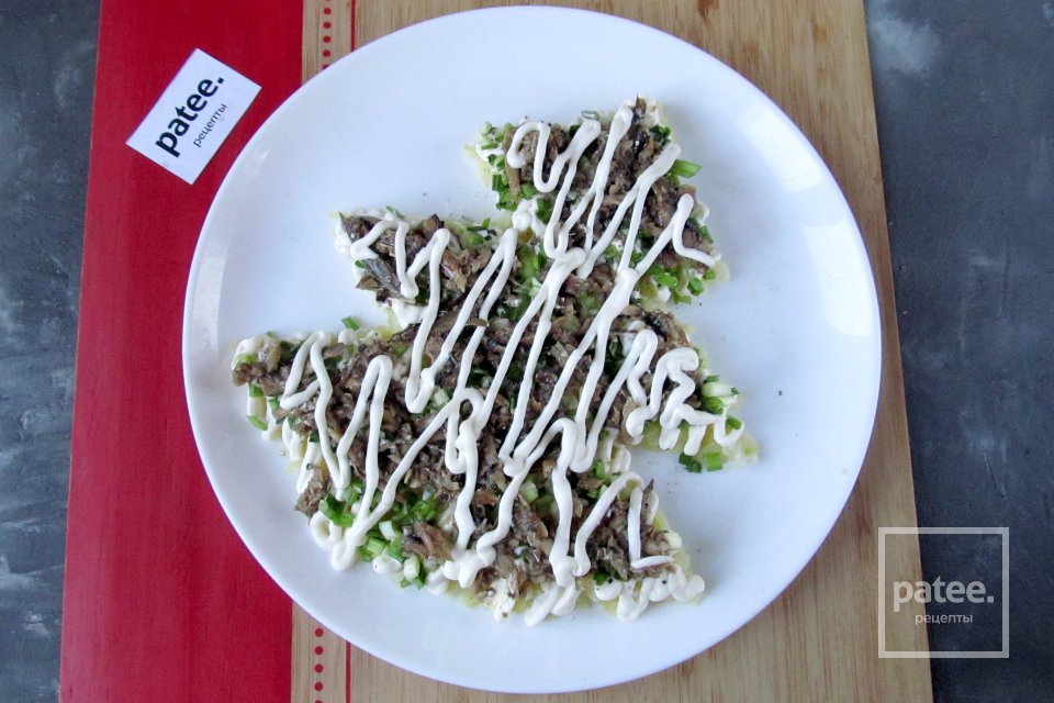 Салат на Новый год "Ёлочка" - Шаг 10