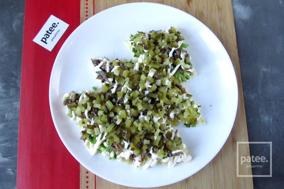 Салат на Новый год "Ёлочка" - Шаг 11