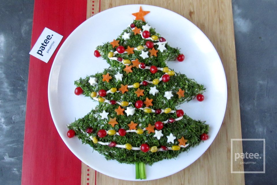 Салат на Новый год "Ёлочка" - Шаг 18