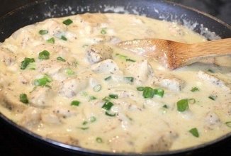 Курица в кефире