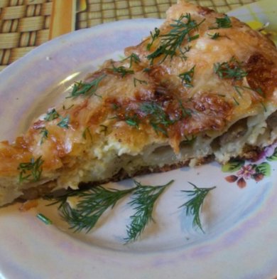 Запеканка из пельменей "ленивая жена")