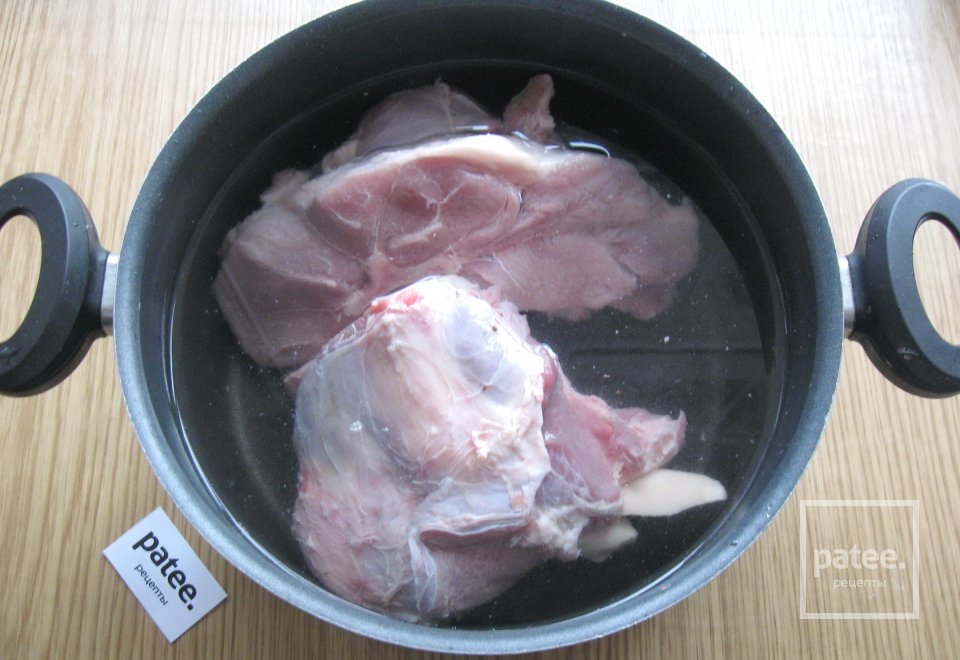 Холодец из говядины со свининой - Шаг 2