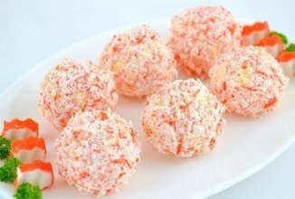 Закуска "Крабовый шарик"