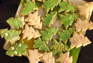 Печенье " Новогодние ёлочки"