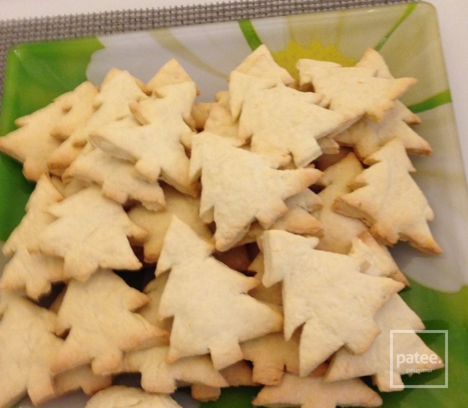 Печенье " Новогодние ёлочки" - Шаг 7