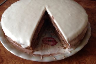 Шоколадно-кофейный торт