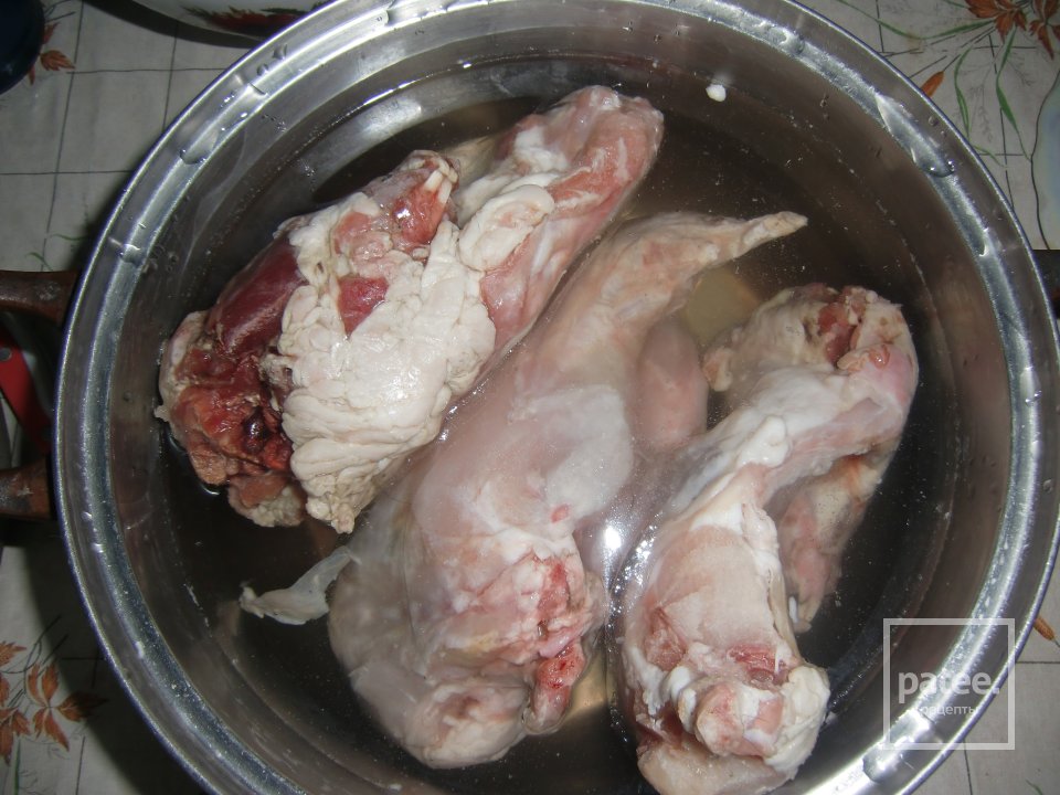 Кролик в сметанном соусе - Шаг 1