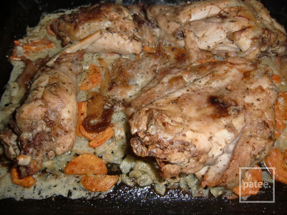 Кролик в сметанном соусе - Шаг 5