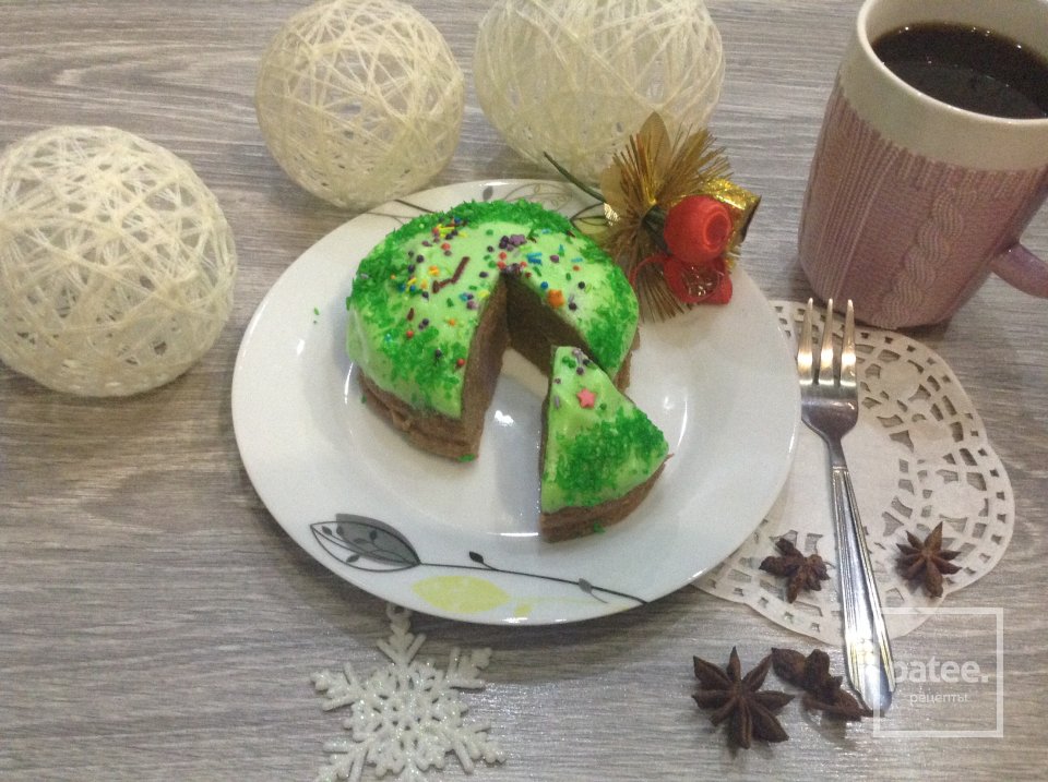 Новогодний мягкейк ПП - Шаг 1