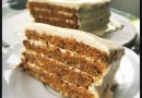 Морковно-ореховый торт с маскарпоне)