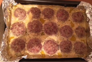 Тефтели с сырной начинкой