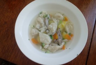 Суп с галушками