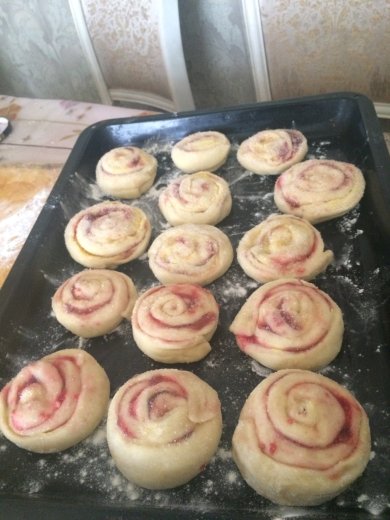 Булочки с начинкой. - Шаг 9