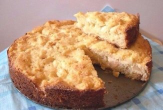 Творожная шарлотка