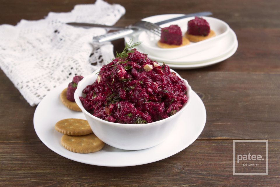 Свекольный салат с майонезом - Шаг 12