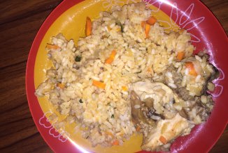 Узбекский плов с курицей