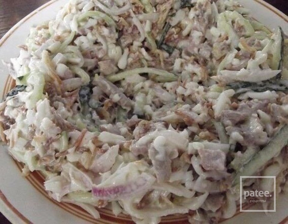 Салат "Гнездо глухаря" - Шаг 4