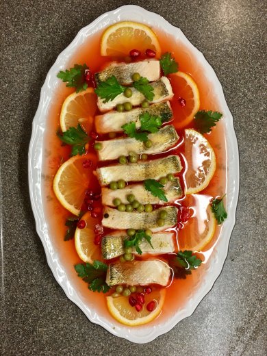 Новогоднее заливное из судака "Сказка" - Шаг 1