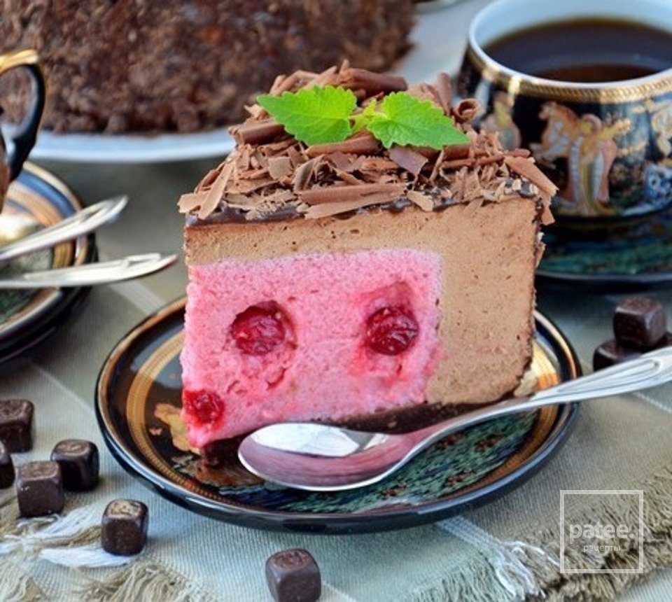 Шоколадно-вишневый торт-мусс. - Шаг 11