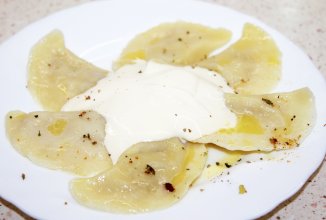 Вареники с картошкой - Меню на Рождество 2017