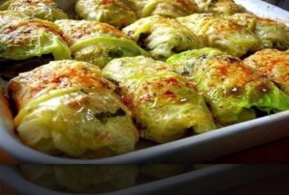 Галубцы с листьев капусты