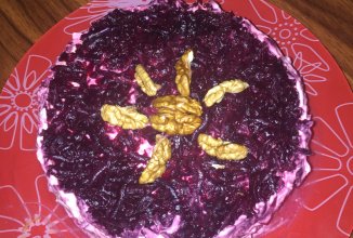 Шуба с солеными огурцами