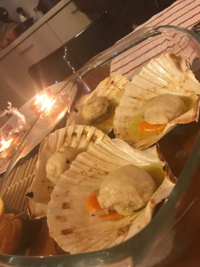 Морские гребешки - Шаг 1