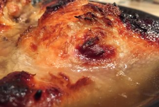 Куриные рождественские бедрышки в апельсиновом маринаде