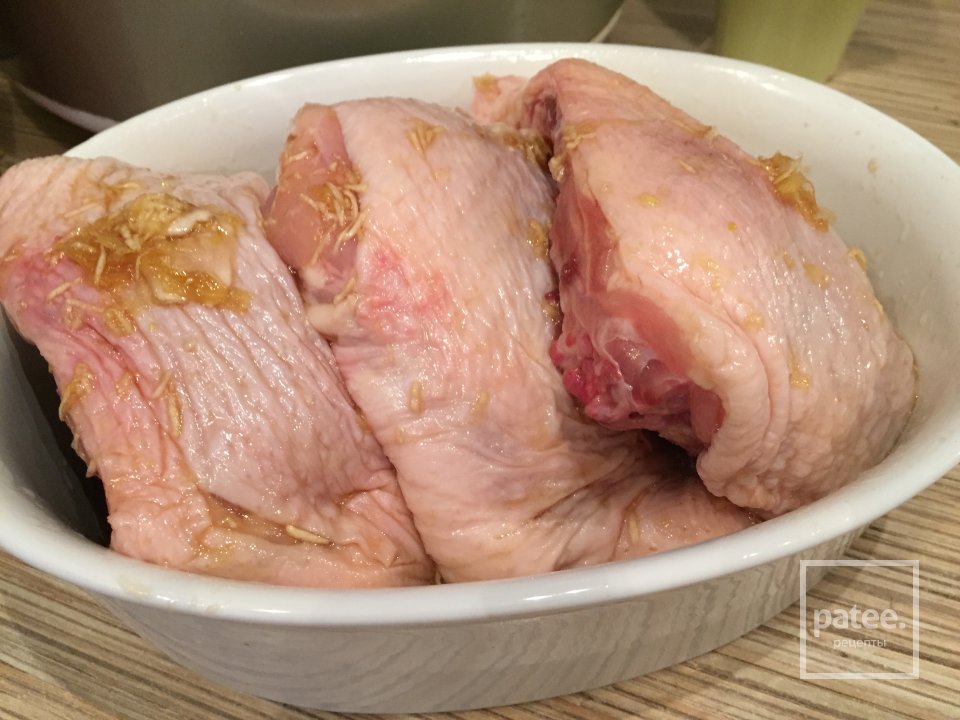 Куриные рождественские бедрышки в апельсиновом маринаде - Шаг 2