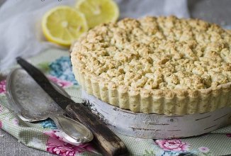 Тёртый пирог с лимоном