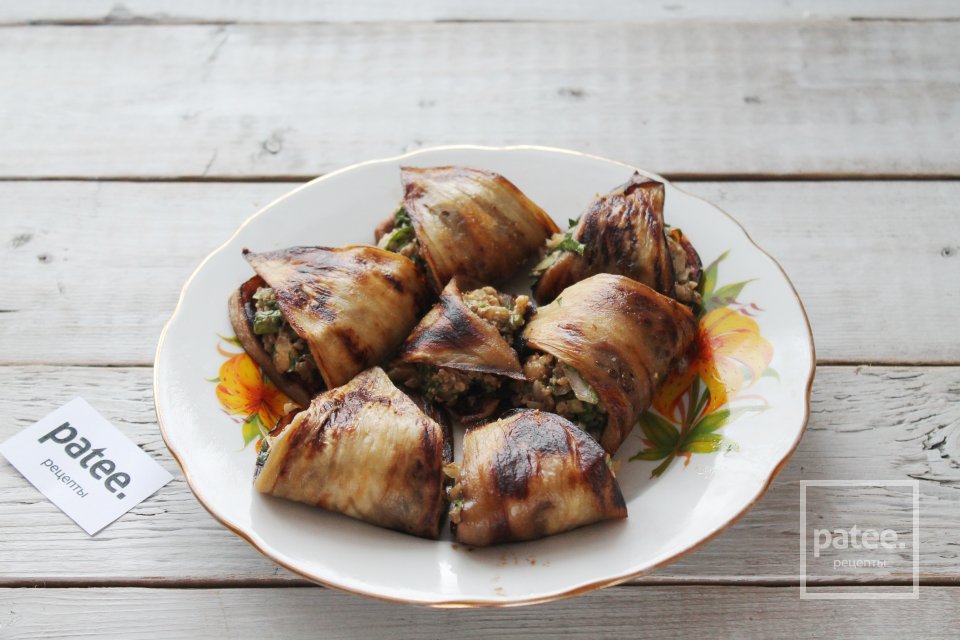 Рулетики из баклажанов по-грузински - Шаг 16