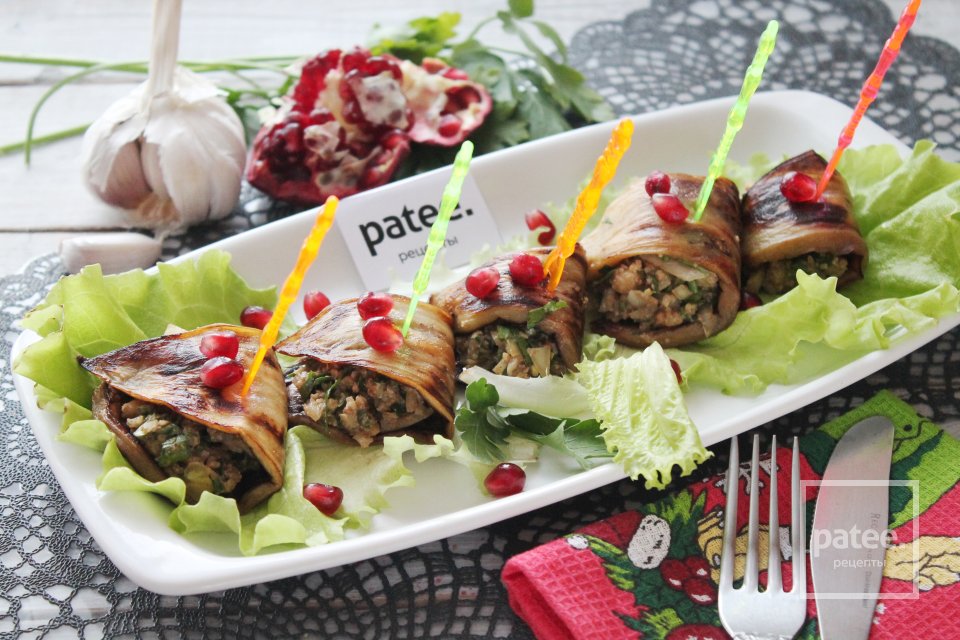 Рулетики из баклажанов по-грузински - Шаг 17