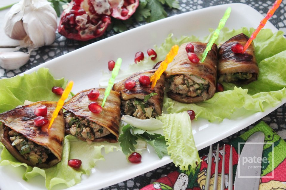 Рулетики из баклажанов по-грузински - Шаг 18