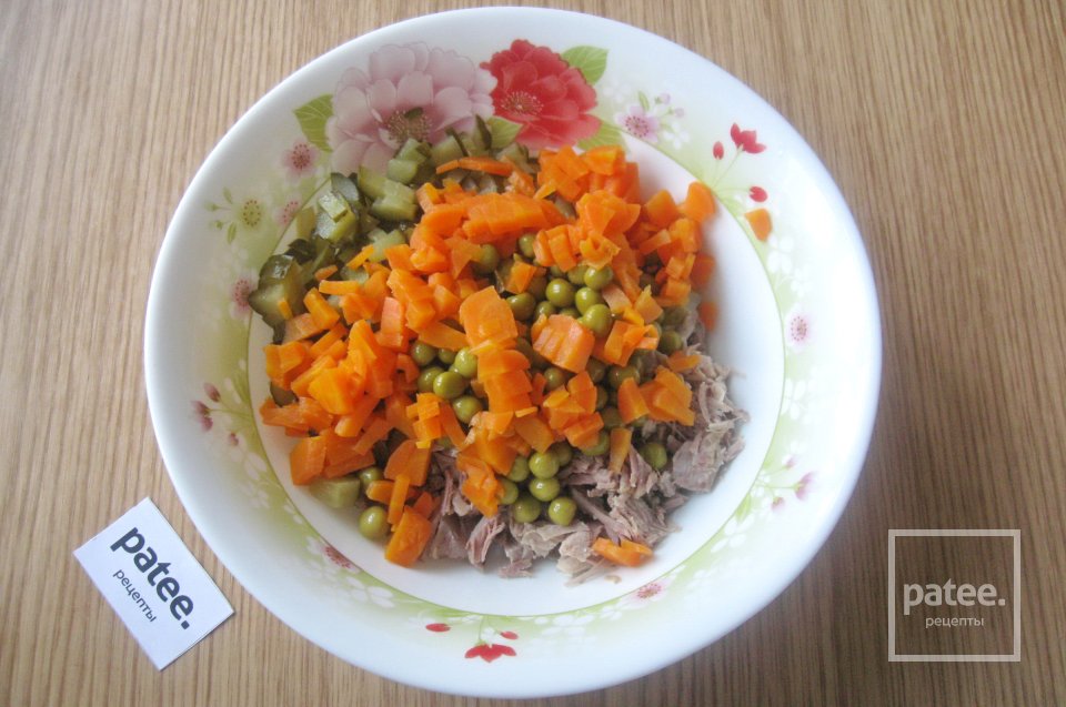 Салат "Оливье" с говядиной - Шаг 5