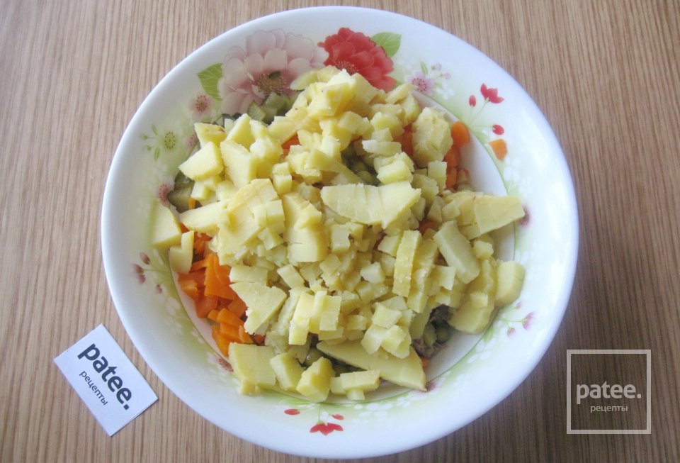 Салат "Оливье" с говядиной - Шаг 6