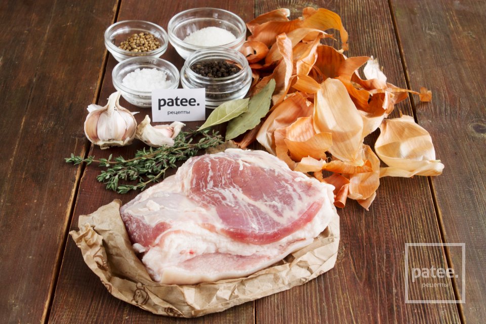 Пряный свиной подчеревок - Шаг 1