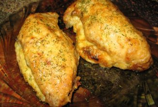 Филе фаршированное грибами