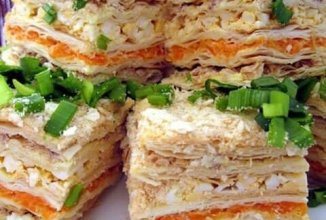 Закусочный торт "Наполеон"