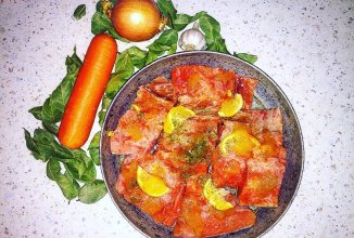 Лосось 🐟 под медовым соусом