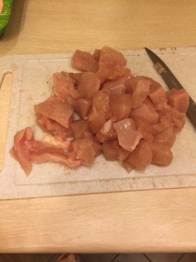 Курица с грибами в сливках) - Шаг 2