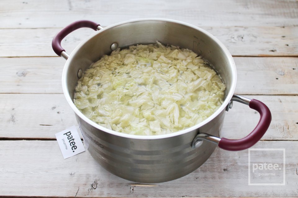 Щи с пекинской капустой и фрикадельками - Шаг 21