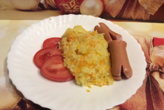 Рис с морковкой и луком