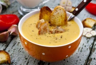 Крем-суп с курицей