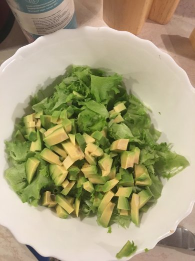 Салат с беконом и авокадо - Шаг 1