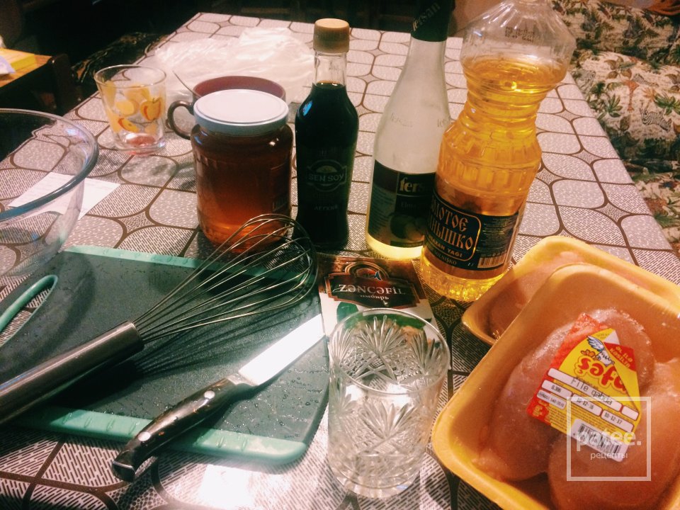 Курица с рисом и овощами в соусе терияки🎎 - Шаг 1